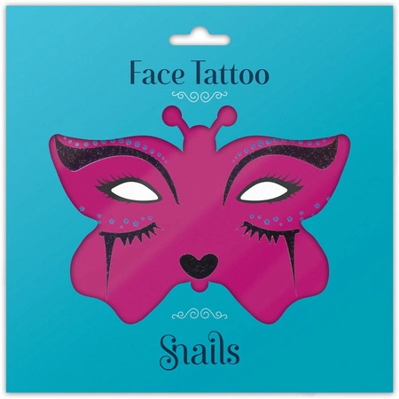 Naklejka na twarz dla dzieci, Face Tattoo - Midnight Cat