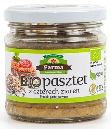 Vegane Pastete aus vier Körnern glutenfrei BIO 170 g